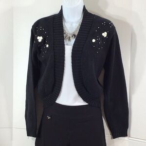 Vintage Cristina cotton shrug cardigan